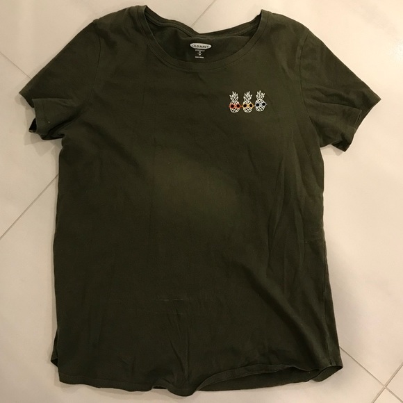 Basic green pineapple tee - Picture 2 of 3